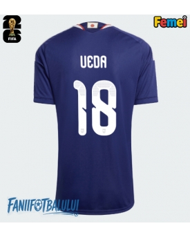 Japonia Ayase Ueda #18 Echipament de Fotbal Replică Mondial 2026 Femei Acasa